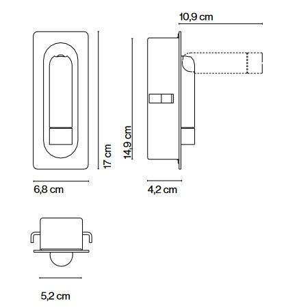 A622-002 LEDTUBE white/// настенный LED 1х2,1  х   