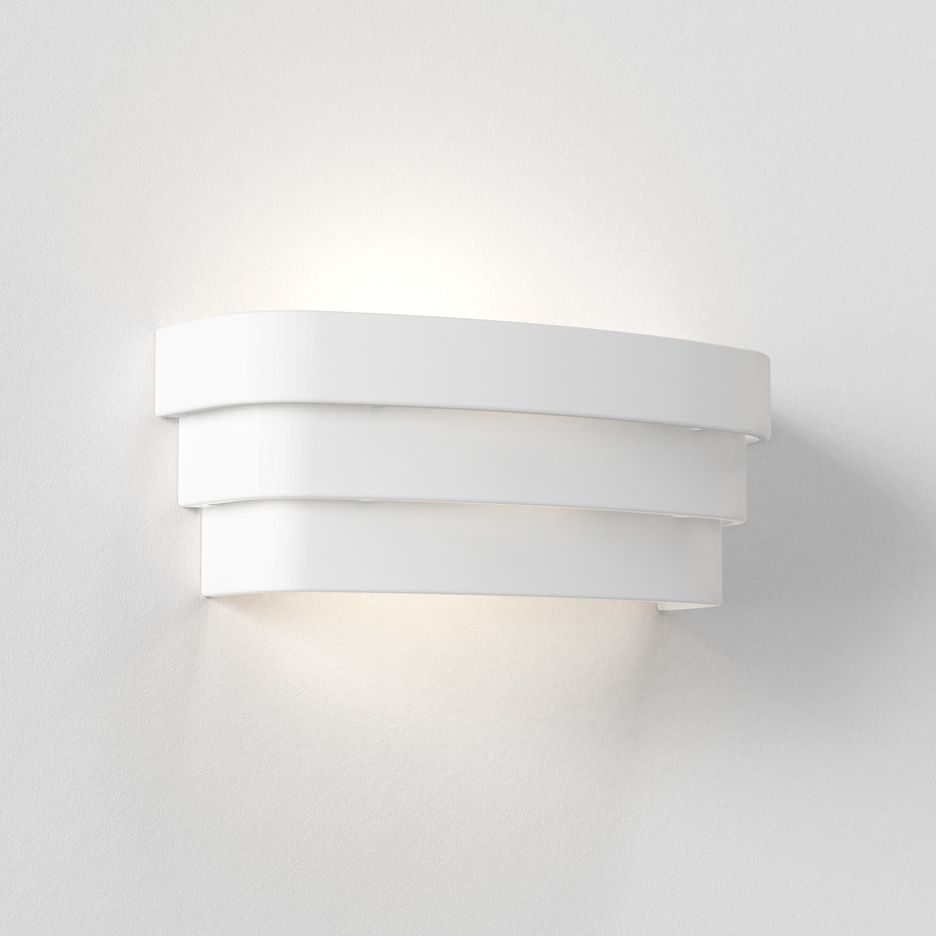 1431001 AMAS 320 matt white/matt white// настенный E27 1х12LED  х   
