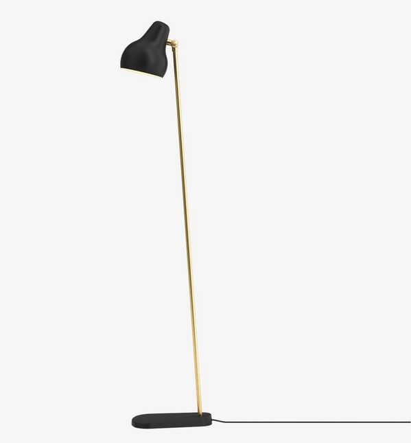 5744163208 VL38 Brushed brass/black// напольный LED 1х10  х   