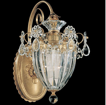 1240 22 H BAGATELLE heirloom gold/crystal deco// настенный E27 1х60  х  1240 22 H