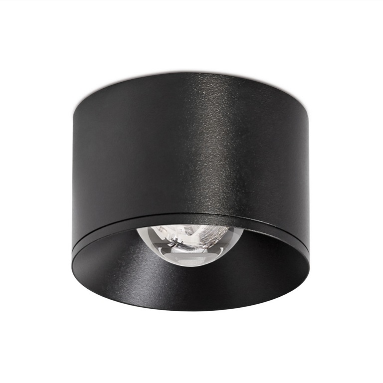 A2511001NT PUCK black///transparent потолочный LED 1х9,5  х   