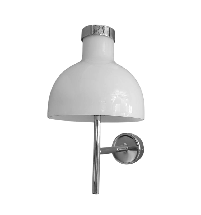 NLUCI AP NV BC CR  chrom/white// настенный G9 1х75  х   