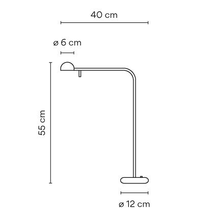 1655 62 /10 PIN green/// настольный LED 1х4,5  х   