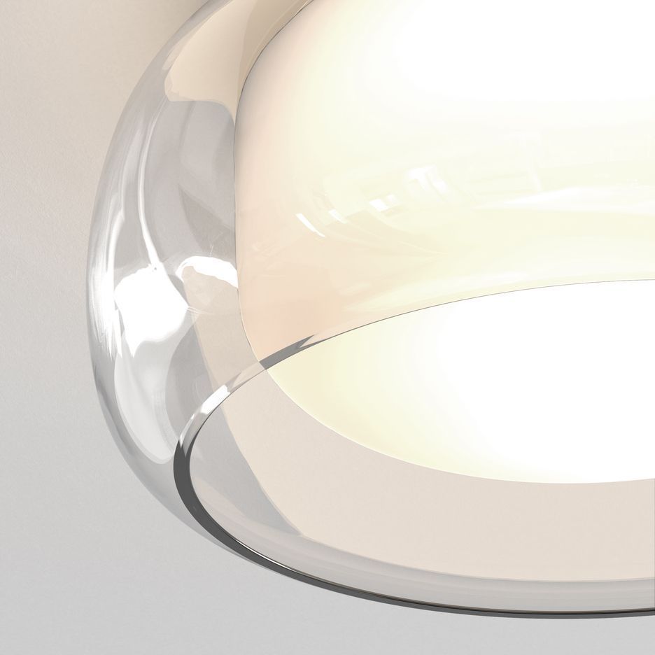 1450011 Aquina Ceiling 360 Matt Black/Clear/White// потолочный E27 2х12LED  х   