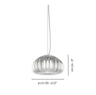 DIAMANTE SP G CR/TR NI  nickel/clear подвесной E27 1х100  х   