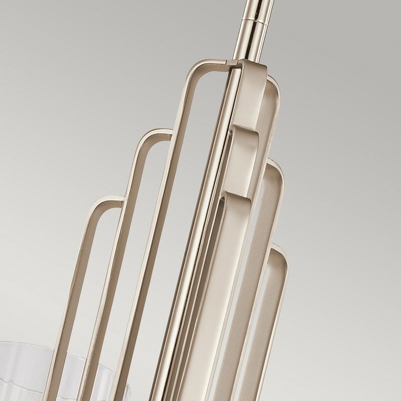 QN-KIMROSE3-PN KIMROSE Polished Nickel/Clear// подвесной E14 3х40  х   