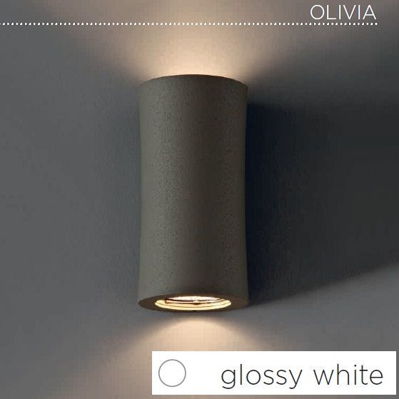 301 61 70 40 OLIVIA glossy white/// настенный G9 2х33  х   
