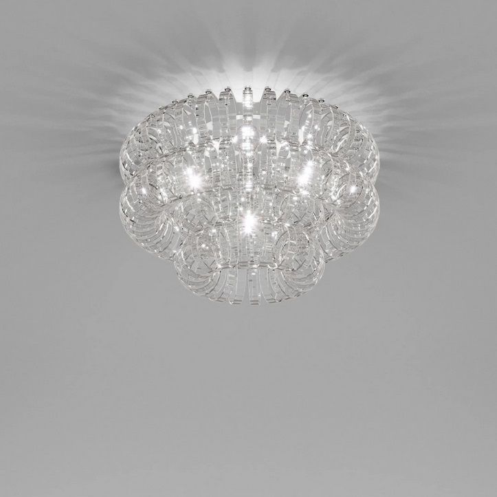ECOS PL 60A CR/TR  chrome /clear// потолочный E27 3х75  х   