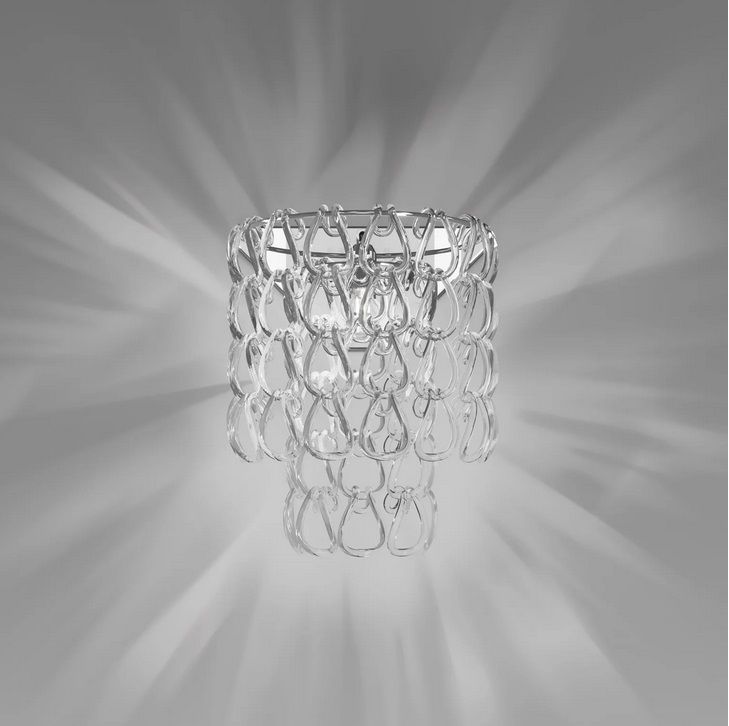 MINIGIOGALI AP CR/TR GIOGALI chrome/clear// настенный E14 1х60  х   