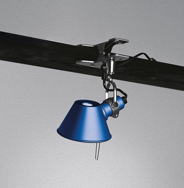 A 01 08 50 TOLOMEO micro pinza blue/ переносной E14 1х60  х   