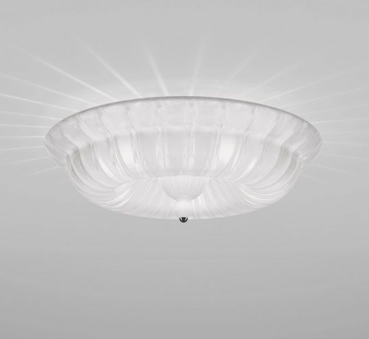 NOVECENTO PL BC RI  chrome /white потолочный E14 5х60  х   