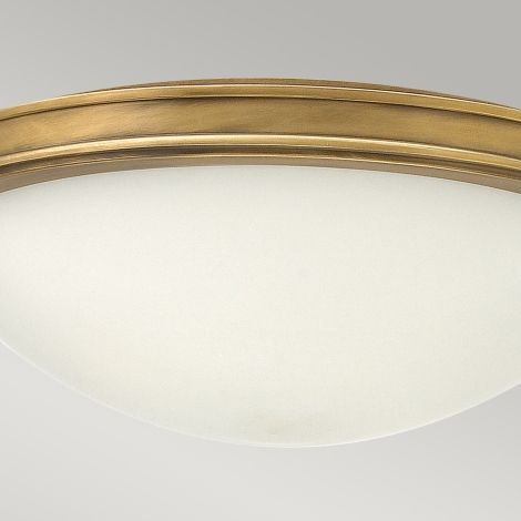 HK-COLLIER-F-M COLLIER Heritage Brass/Opal// потолочный E27 3х60  х   