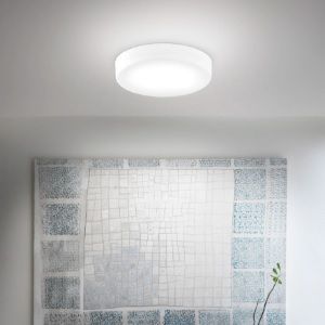 SOGNO PP42 BC/ST BC  WHITE/WHITE// потолочный E27 2х77  х   