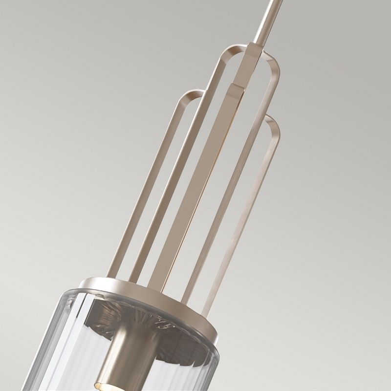 QN-KIMROSE-MP-PN KIMROSE Polished Nickel /Clear// подвесной E27 1х60  х   