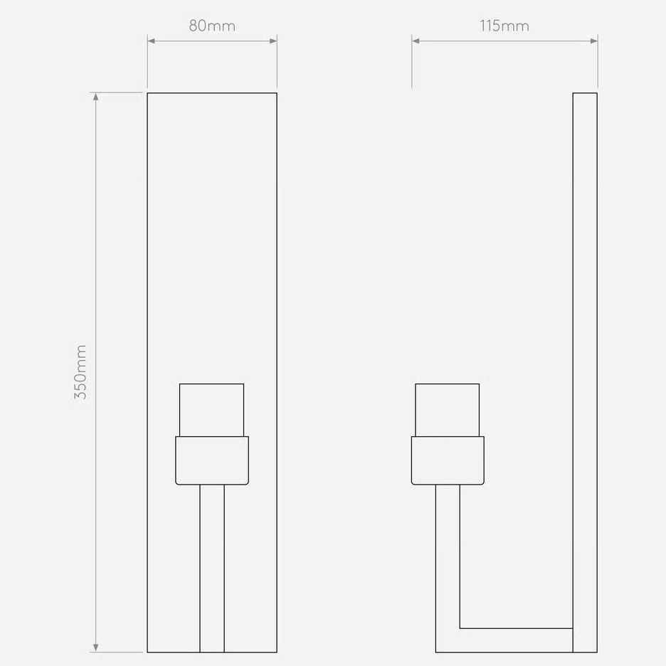 1214001+5018007 RIVA Polished Chrome/Opal White// настенный E27 LED 1х12  х   