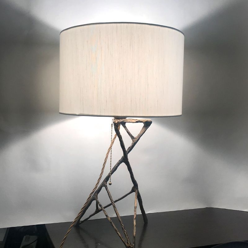 METRO - table lamp 008 CONCEPT METRO латунь/бежевый настольный E27 1х100  х   