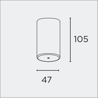 333 90 50 70 TUBE chrome / потолочный  х  х  333 90 50 70