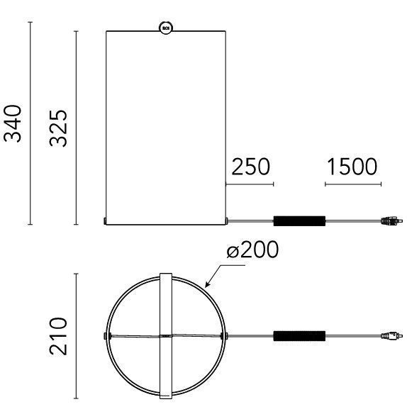 F7542031 TO-TIE METAL/CLEAR// настольный LED 1х7  х   