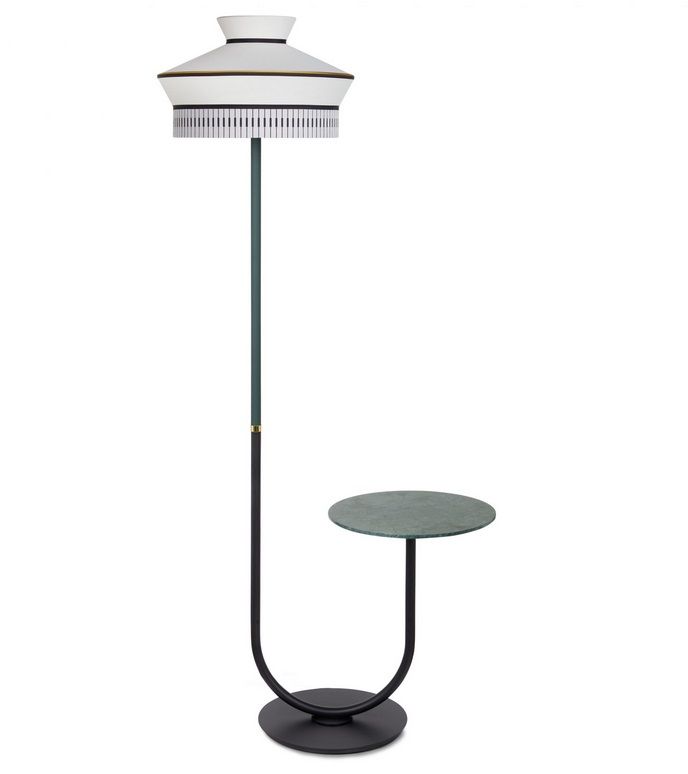 ACAM.003016 CALYPSO green/Building// напольный E27 1х60  х   