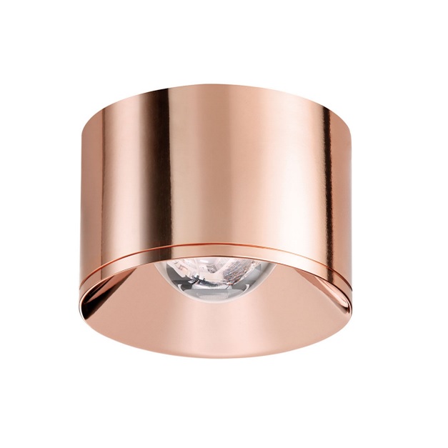 A2511001MC PUCK Metallized copper///transparent потолочный LED 1х12  х   