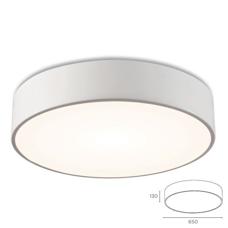 325 42 50 42 D=65 IO LED white matt///white потолочный LED 1х62  х   