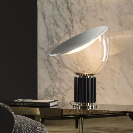 F6602030 TACCIA  black/Clear// настольный LED 1х28  х   