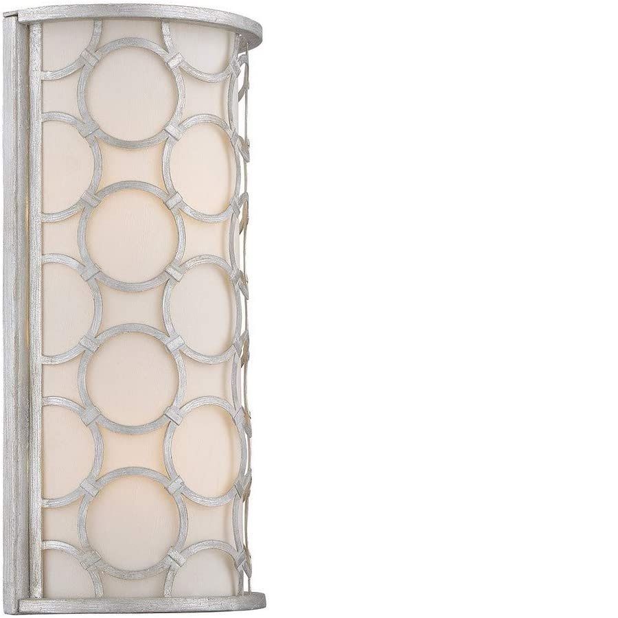 9-1164-2-34 TRIONA серебро/бежевый// настенный E27 2х60  х   