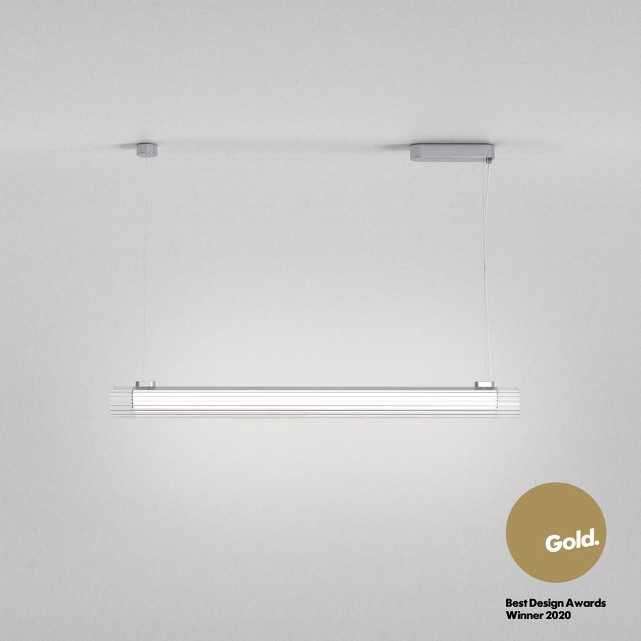 1409004 IO Pendant 1000 Polished chrome/Clear// подвесной LED 1х20.2  х   