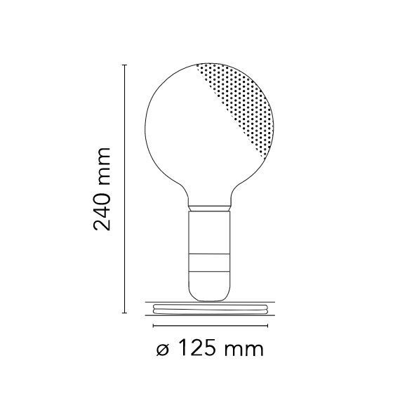 F3299039 Lampadina GREEN/CLEAR// настольный E27 1х5  х   