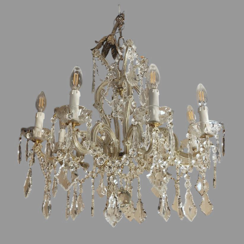 15122  цвет основания "состаренное золото"/// подвесной E14 8х40  х   