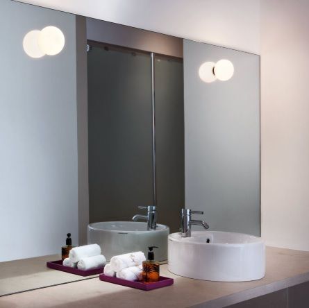 F4194009 MINI GLO-BALL MIRROR/WHITE// светильник настенно-потолочный G9 1х25  х   