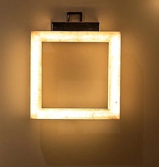 ACAM.002000 UFFIZI polish nickel/marble// настенный LED 1х25  х   