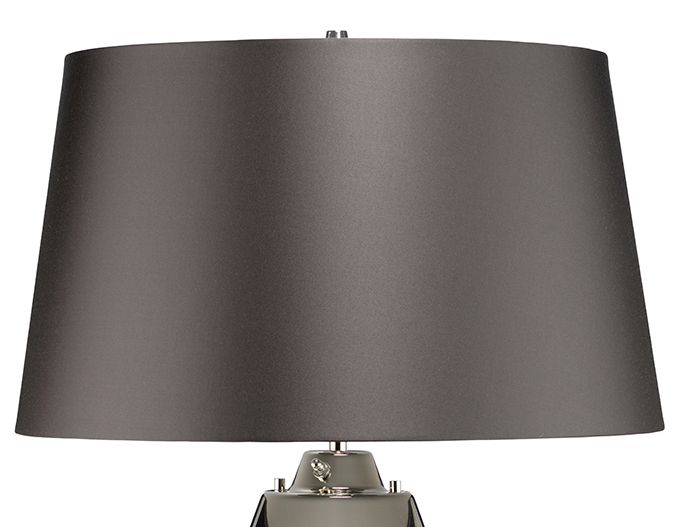 LENA-TL-L-SMOKE LENA дымчатый/никель/темно-серый// настольный E27 1х60 GU10LED 1х7   