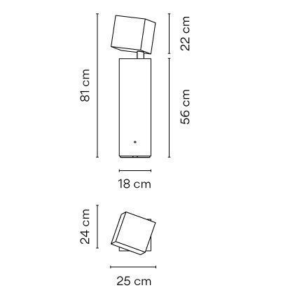 4101 54 /10 Oxide Break Oxide/// напольный LED 1х6,2  х   