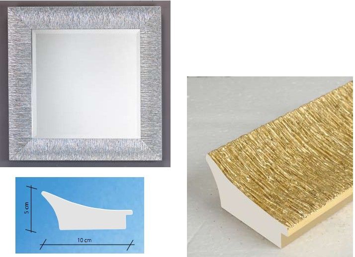 427RMA85 rett.50x50/69x69 Зеркало, silver foil, дерево/стекло, 69х69х5 см   