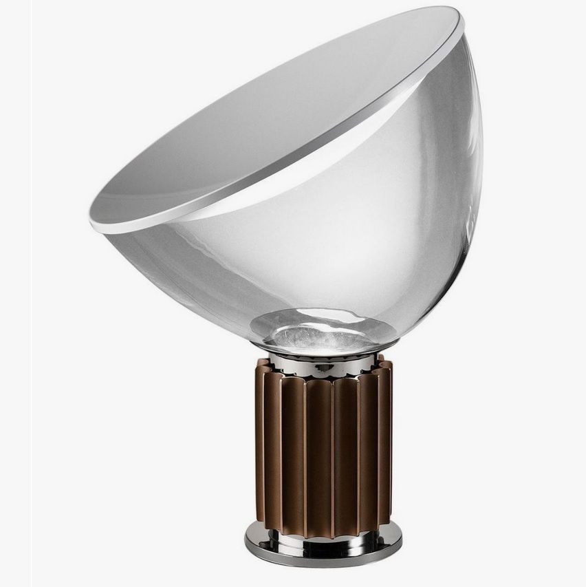F6604046 TACCIA SMALL Bronze/Clear// настольный LED 1х16  х   