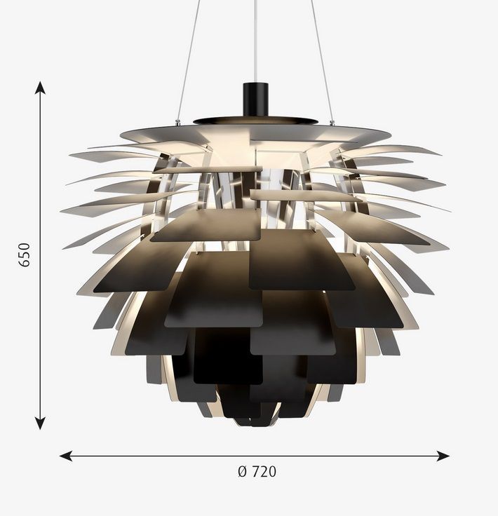 5741112485 PH ARTICHOKE LED black/// подвесной LED 1х96  х   