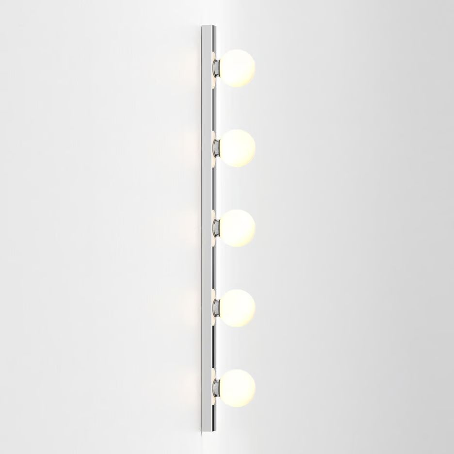 1087010 Cabaret 5 II Polished Chrome/Opal White// настенный G9 LED 5х3.5  х   