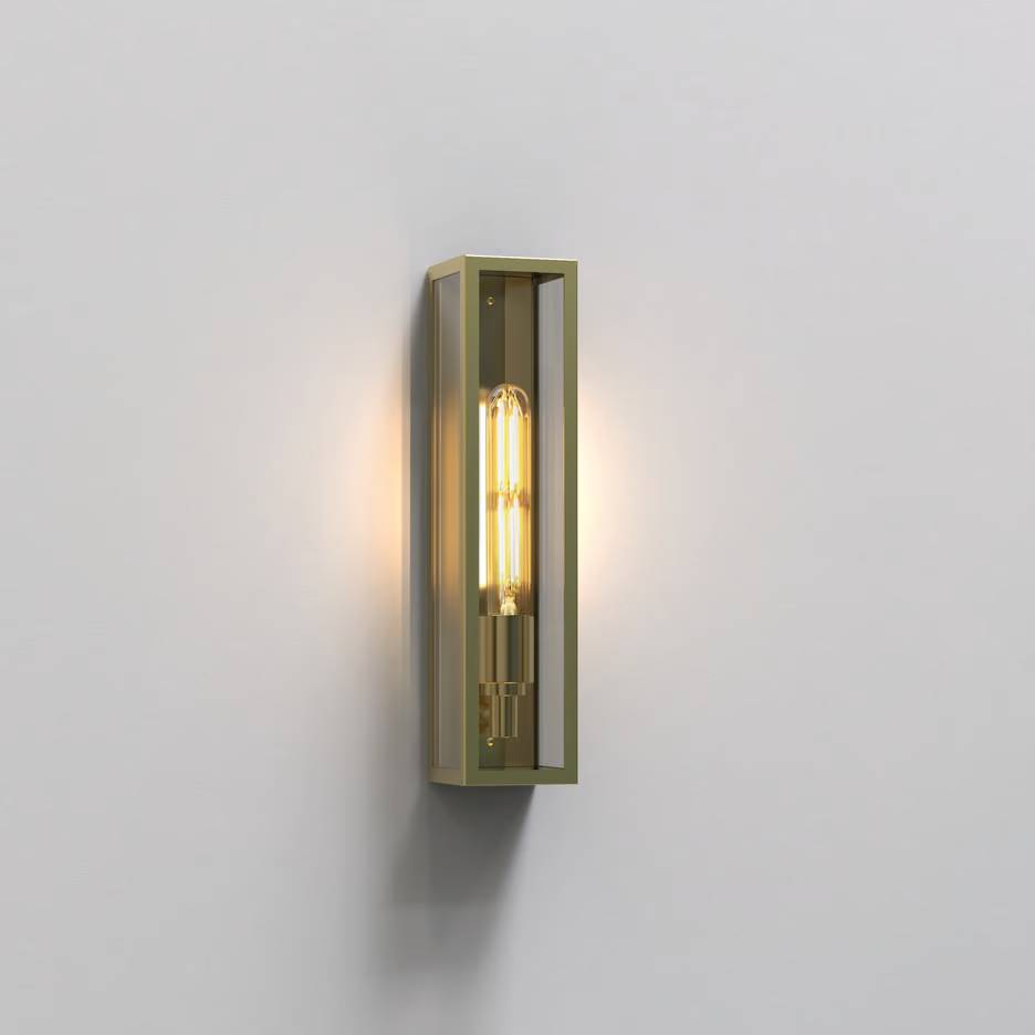 1402007 HARVARD 350 Natural Brass/Clear // настенный E27 1х40  х   