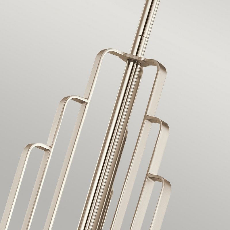 QN-KIMROSE6-PN KIMROSE Polished Nickel/Clear// подвесной E14 6х40  х   