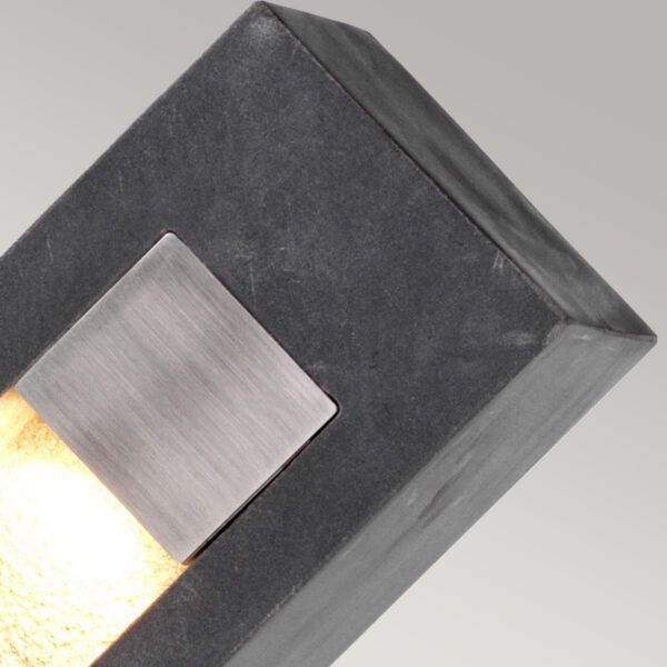 PARKSTONE-BOL-A PARKSTONE Basalt Stone with Stainless Steel/// напольный LED 2700K 1х6  х   