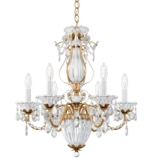 1246 22 H BAGATELLE heirloom gold/прозрачный// подвесной E14 7х40  х   