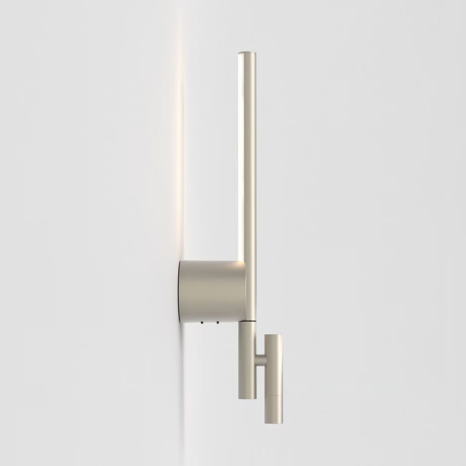 1475013 BATON Matt Nickel///матовый/прозрачный настенный LED 1х5.1 LED 1х3.3   