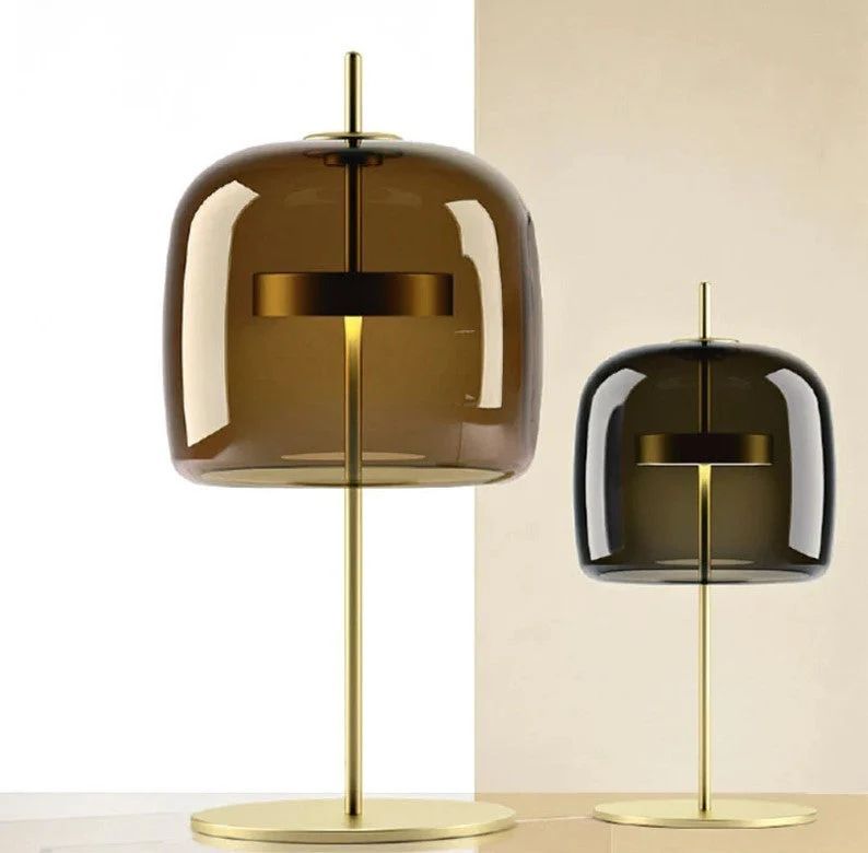 JUBE LT P FU/TR OS JUBE matt gold/smoky transparent// настольный LED 3000K 1х13  х   