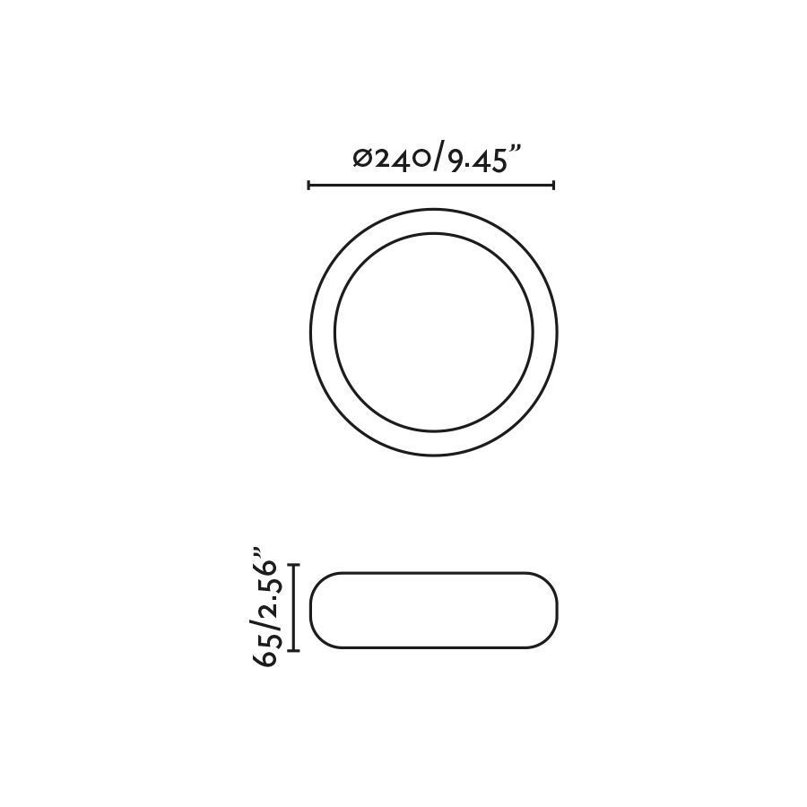 72352 ANGA White///матовый белый потолочный LED 1х18  х   