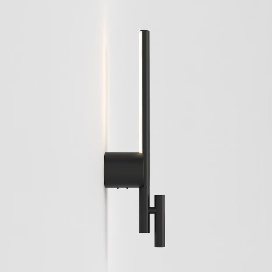 1475012 BATON Matt Black///прозрачный/матовый настенный LED 1х5.1 LED 1х3.3   