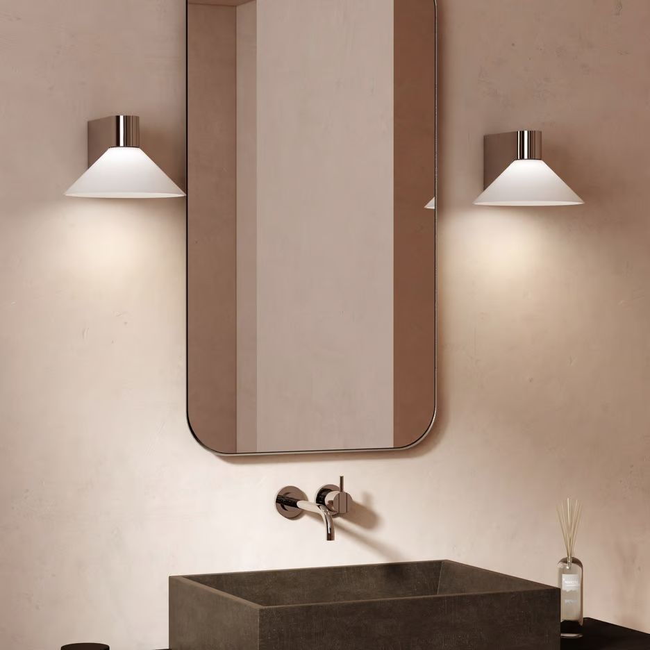 1451001 CONIC Polished Chrome/White//матовый настенный G9 LED 1х3.5  х   