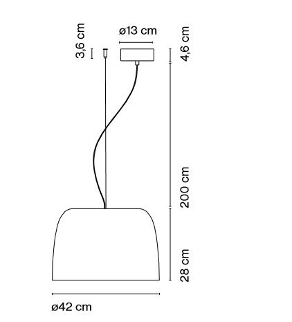 A681-253 DJEMBE grey/// подвесной LED 1х21,7  х   