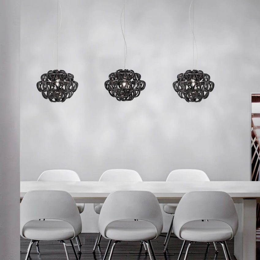GIOGALI SP35 CR/TR CR  chrom/crystal deco// подвесной E27 1х77  х   