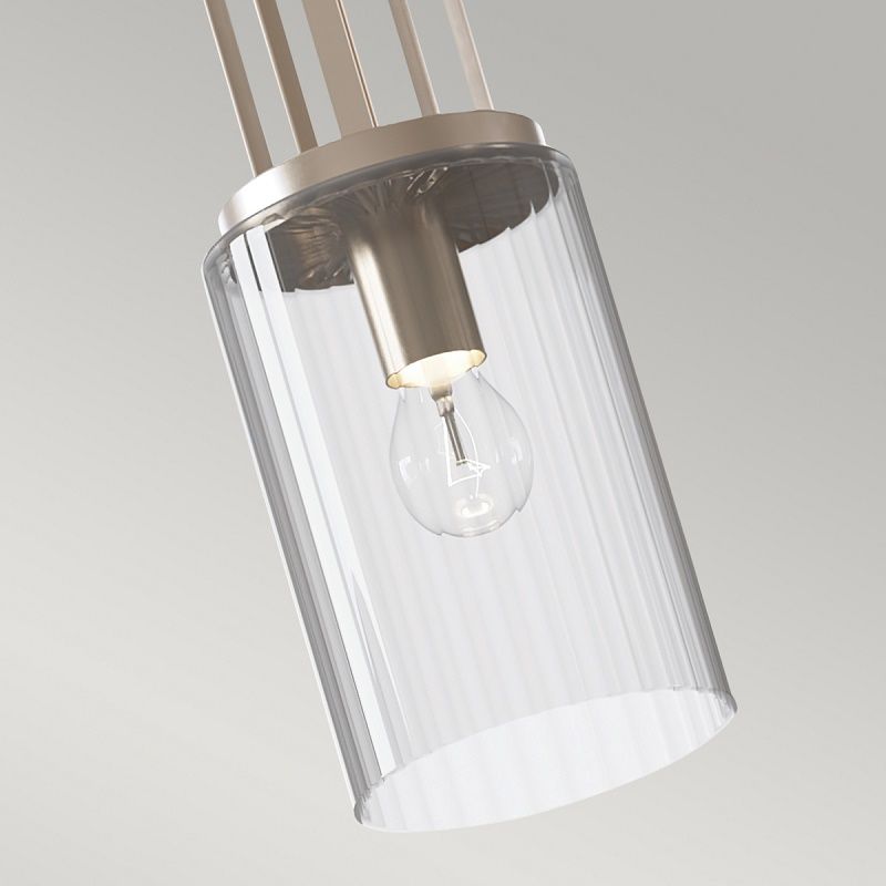 QN-KIMROSE-MP-PN KIMROSE Polished Nickel /Clear// подвесной E27 1х60  х   
